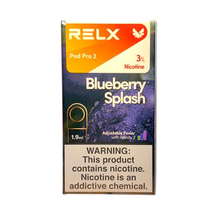 RELX Infinity 2 Pod Pro 3% Nicotine Bulk Buy Wholesale - BlueBerry Splash - Image 1