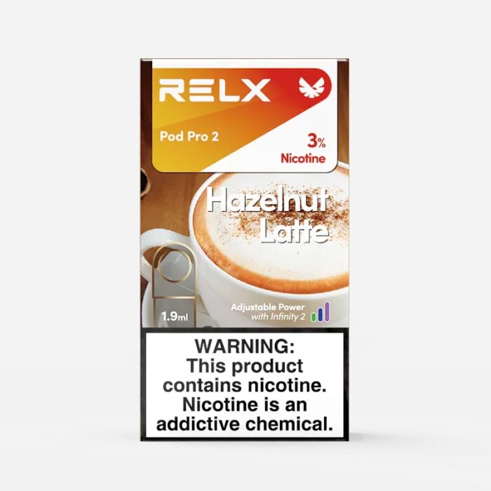 RELX Infinity 2 Pod Pro 3% Nicotine Bulk Buy Wholesale - Hazelnut Latte - Image 1