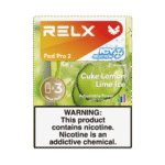 RELX Pod Pro 2 Infinity 3 Pods 3% Nicotine Bulk Buy Wholesale - Cuke Lemon Lime Ice