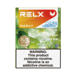 RELX Pod Pro 2 Infinity 3 Pods 3% Nicotine Bulk Buy Wholesale - Jasmine Green Grape Ice