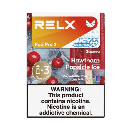 RELX Pod Pro 2 Infinity 3 Pods 3% Nicotine Bulk Buy Wholesale - Hawthorn Popsicle Ice