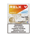 RELX Pod Pro 2 Infinity 3 Pods 3% Nicotine Bulk Buy Wholesale - Soy Milk Ice
