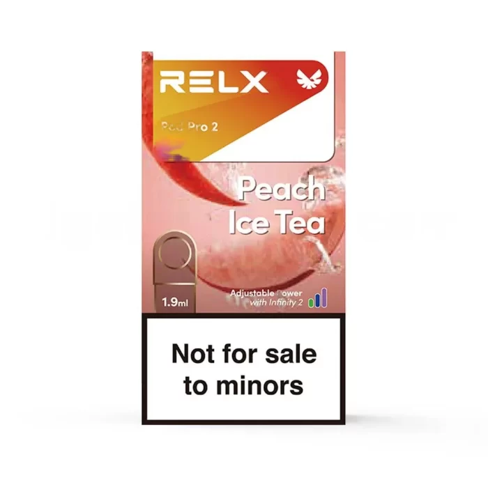 RELX Infinity 2 Pod Pro 3% Nicotine Bulk Buy Wholesale - Peach Ice Tea - Image 1